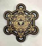 Ancient Future Mandala Wall Art (Gold) - Sacred Geometry - Radiant Hearts