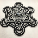 Ancient Future Mandala Wall Art (Silver) - Sacred Geometry - Radiant Hearts