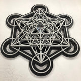 Ancient Future Mandala Wall Art (Silver) - Sacred Geometry - Radiant Hearts