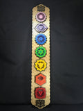 Chakra Wall Art 35" Modern (Natural Base) - Radiant Hearts