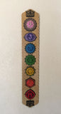 Chakra Wall Art 35" (Natural Base) - Radiant Hearts