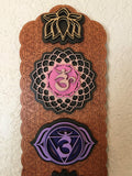 Chakra Wall Art 35" (Red Base) - Radiant Hearts