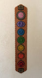 Chakra Wall Art 35" (Red Base) - Radiant Hearts