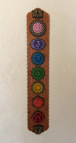 Chakra Wall Art 35" (Red Base) - Radiant Hearts