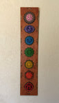 Chakra Wall Art 35.5" (Red Base) - Radiant Hearts