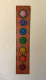 Chakra Wall Art 35.5" (Red Base) - Radiant Hearts