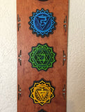 Chakra Wall Art 35.5" (Red Base) - Radiant Hearts