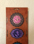 Chakra Wall Art 35.5" (Red Base) - Radiant Hearts