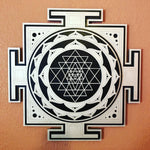 Divine Sri Yantra Wall Art 17.5" - Radiant Hearts