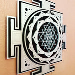 Divine Sri Yantra Wall Art 17.5" - Radiant Hearts