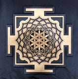 Flower of Life Yantra Wall Art - Sacred Geometry - Radiant Hearts