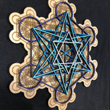 Fractal Metatron's Cube Wall Art - Sacred Geometry - Radiant Hearts