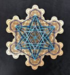 Fractal Metatron's Cube Wall Art - Sacred Geometry - Radiant Hearts