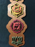 Chakra Wall Art 34" (Red Base) - Radiant Hearts