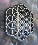 Flower of Life with Seed of Life Wall Art