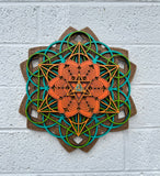 Lotus Mandala Wall Art v3 - Sacred Geometry