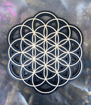 Flower of Life with Seed of Life Wall Art