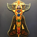 Kundalini Chakra Wall Art 33" - Radiant Hearts