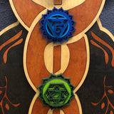 Kundalini Chakra Wall Art 33" - Radiant Hearts