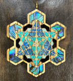 Metatron’s Cube Pendant (Variation 2) - Radiant Hearts