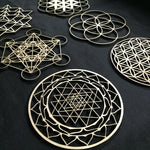 Sacred Geometry Set #1 - 6 Piece Set - Radiant Hearts