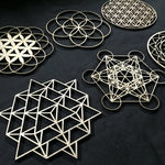 Sacred Geometry Set #1 - 6 Piece Set - Radiant Hearts