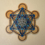 The Om Mandala v1 Wall Art - Sacred Geometry - Radiant Hearts