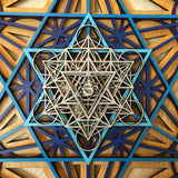 The Om Mandala v1 Wall Art - Sacred Geometry - Radiant Hearts