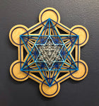 The Om Mandala v1 Wall Art - Sacred Geometry - Radiant Hearts