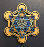 The Om Mandala v1 Wall Art - Sacred Geometry - Radiant Hearts