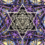 The Om Mandala v2 Wall Art - Sacred Geometry (Purple, Violet, Silver) - Radiant Hearts